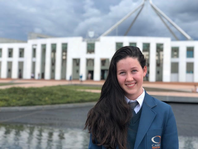 Jasmin attends NSCC in Canberra