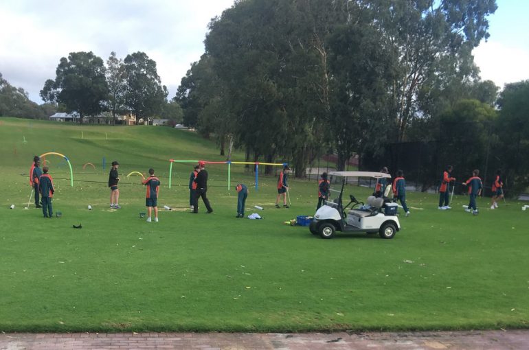 Year 7 students learn Golf