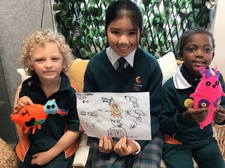 Year 8s Make Soft Toys for Pre-Primary