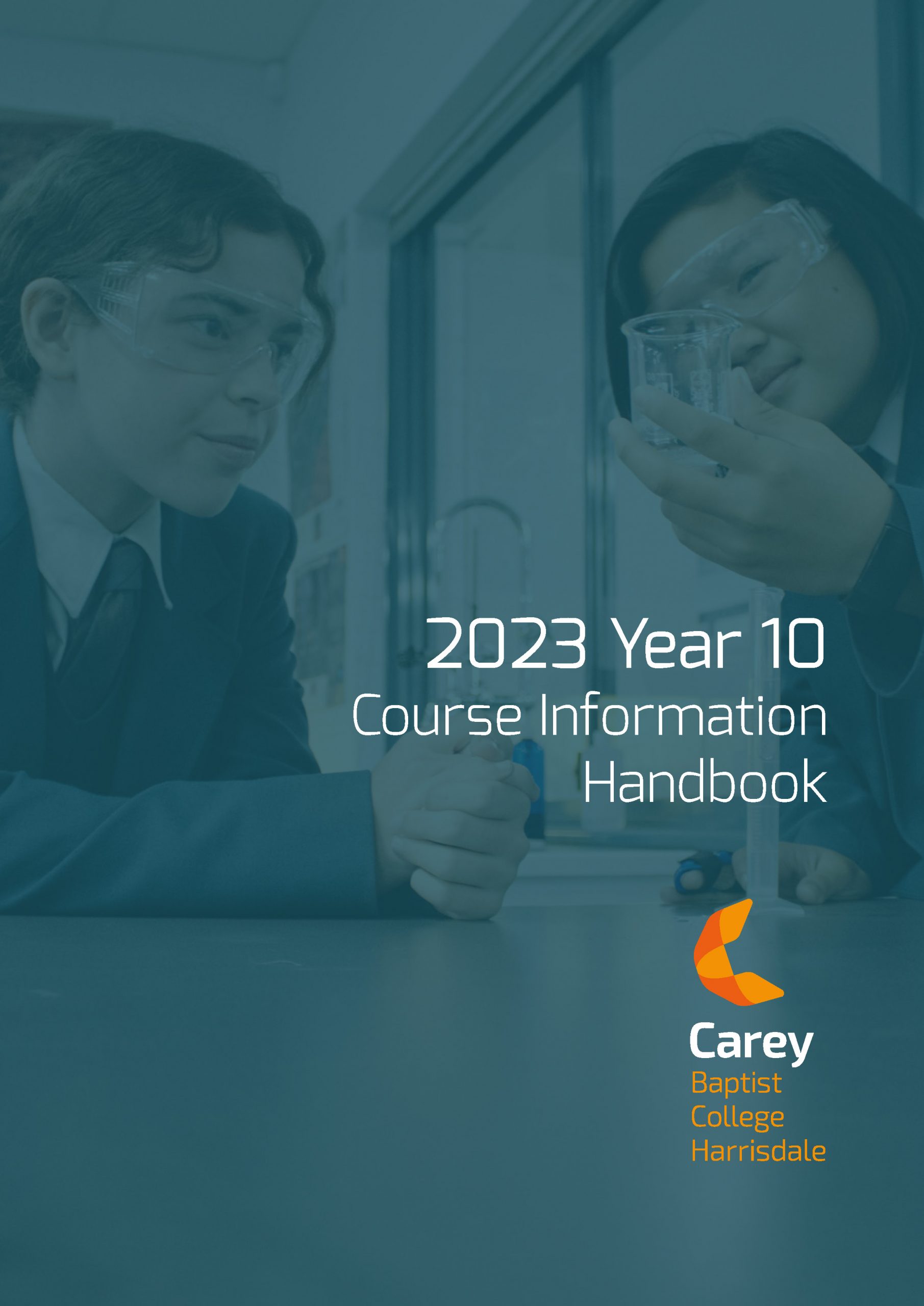 Cover 2023 Year 10 Course Information Handbook