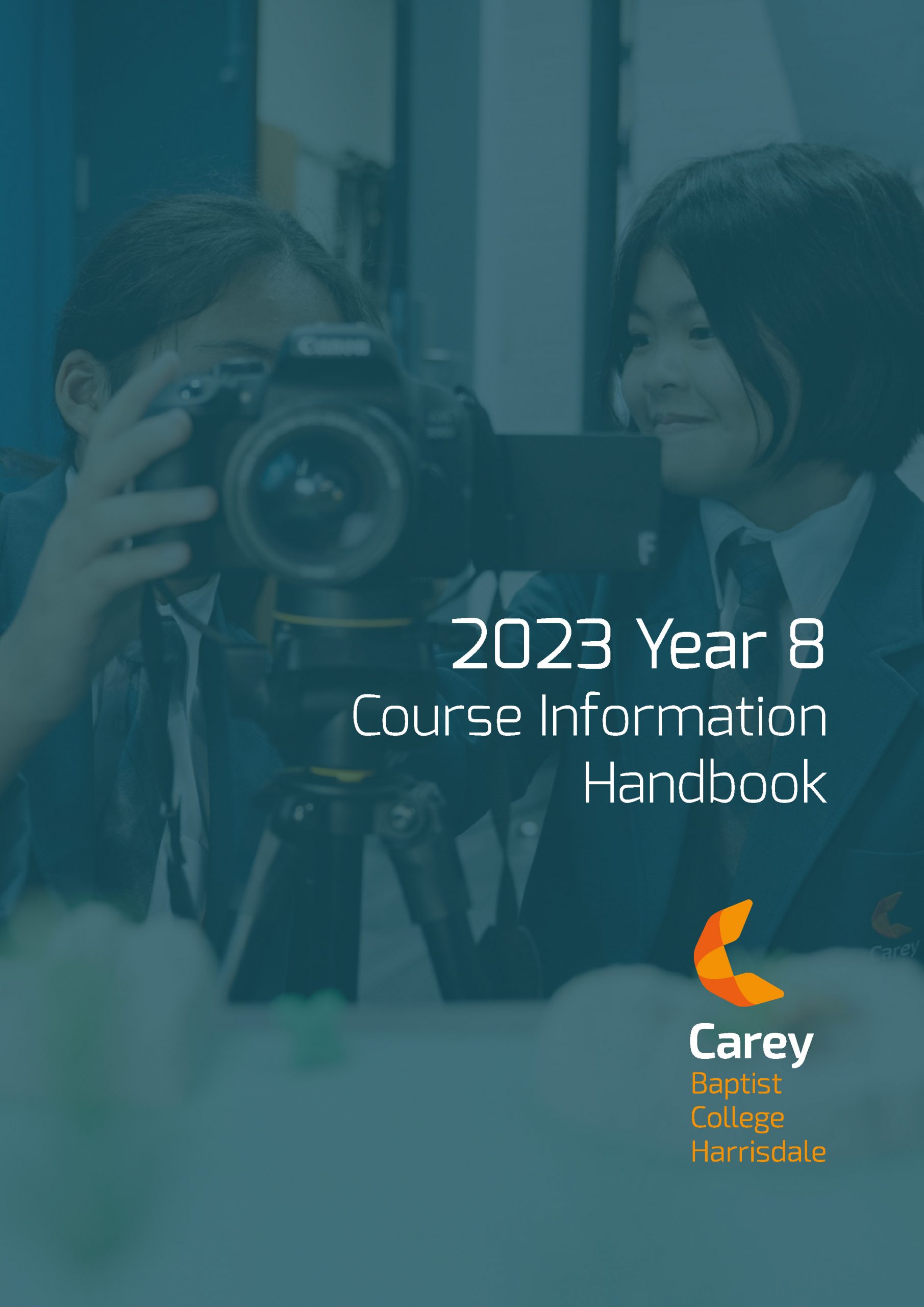 Cover 2023 Year 8 Course Information Handbook
