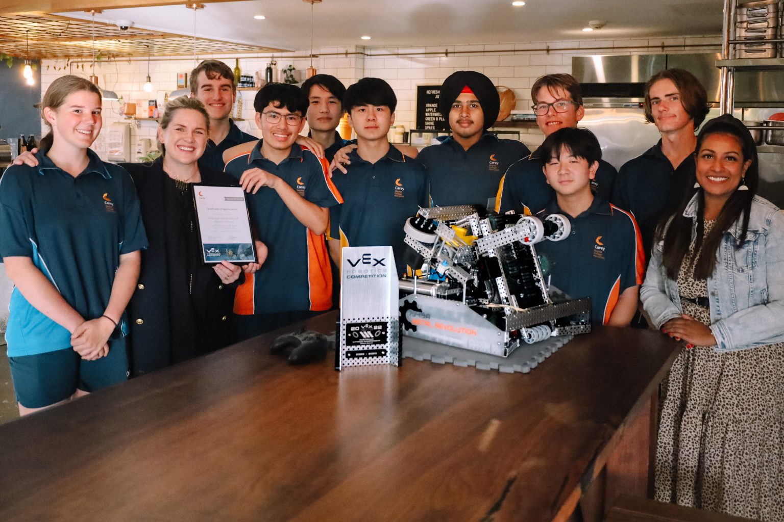Carey Robot Makers Off To Dallas - Carey Baptist College