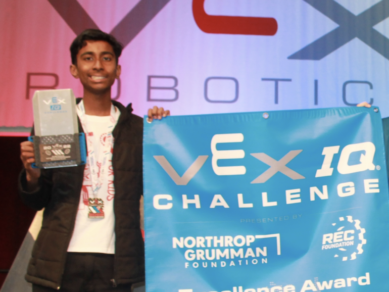 Year 8 Student to Represent Australia at VIQ Robotics World Championships
