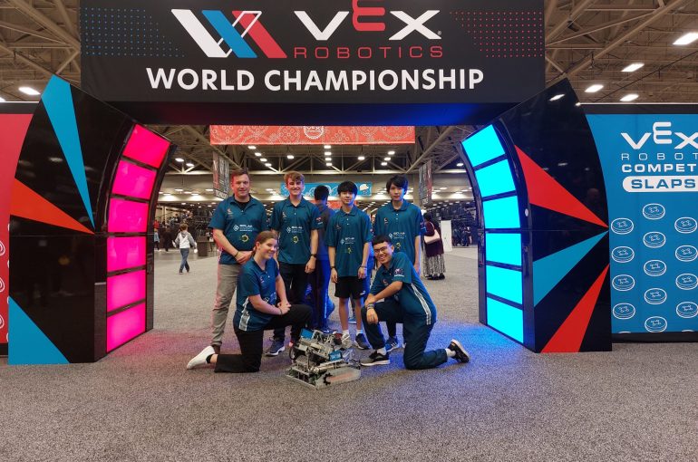 Carey VEX Robotics Team Impresses at World Championships