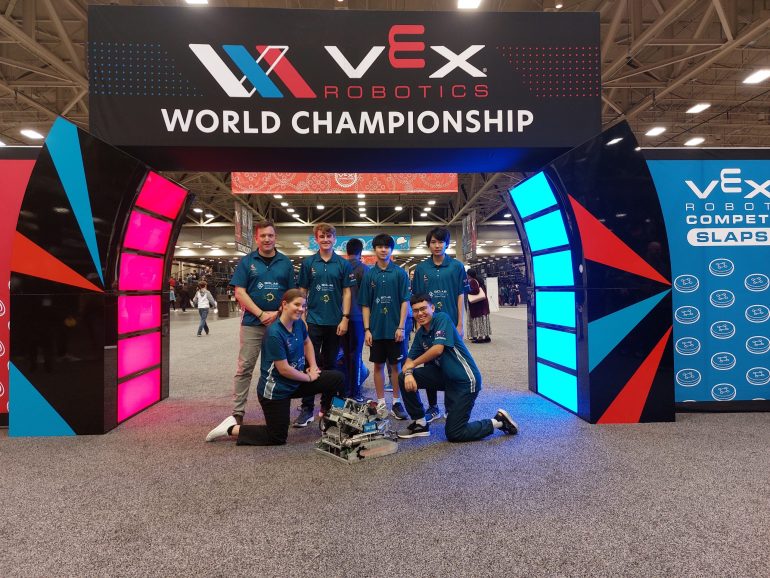 Carey VEX Robotics Team Impresses at World Championships