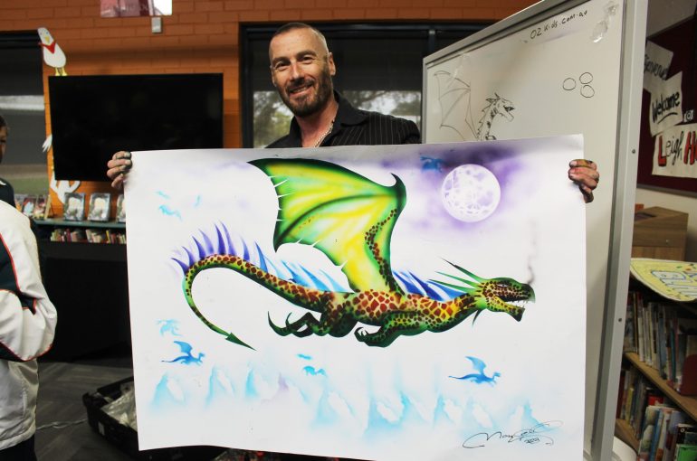 Illustrator Marc McBride Visits Carey